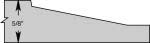 CB PANEL RAISING KNIVES CCW ROT  5/8" THICK PANEL
